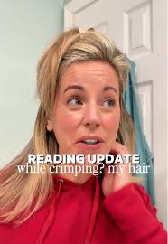 a really chaotic reading update while I try something new with my hair? By  new I mean suddenly crimping is back? This was a journey & I was having  moment. What do we think? 🤷‍♀️ @Trademark Beauty ...
