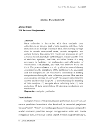 Pdf Analisis Data Kualitatif