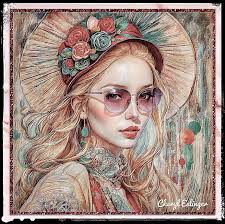 Woman with Candle ..created with getimg.ai ..