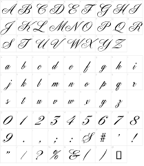 With that in mind, it's important to note that cursive has many different styles and fonts and this page focuses on d'nealian cursive. York Script Font Download