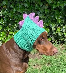Crochet Pattern Dog Dinosaur Cowl Etsy In 2020 Snood Pattern Crochet Patterns Dog Snood