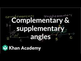 I know how to calculate supplementary angles. Complementary Supplementary Angles Video Khan Academy