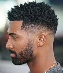 Short afro textured hair with high taper fade 16 Best Twist Hairstyles For Men In 2021
