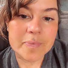 Green Aventurine Flower Vertical Barbell: 16g Implant Grade Titanium