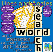 Lines And Angles Vocabulary Quiz And Word Search Answer The Questions To Find The Words In The Grid Vocabulary Quiz This Or That Questions Vocabulary