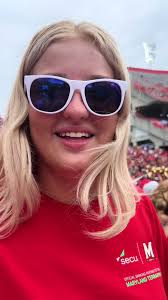 We didnt think it would actually play😭😭 #umd #collegepark #gameday  #hottogo #marylandfootball