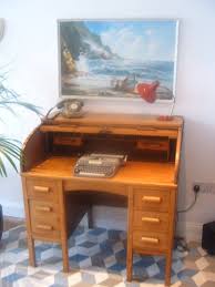 Never miss new arrivals matching exactly what you're looking for! Sloggett Son Excellent Light Golden Oak Roll Top Desk Facebook