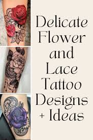 Mandala tattoo design on neck back. Delicate Flower And Lace Tattoo Designs Ideas Tattooglee