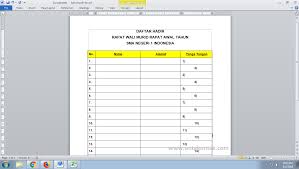 Check spelling or type a new query. Cara Membuat Daftar Hadir Di Word Dan Excel Bang Ontak