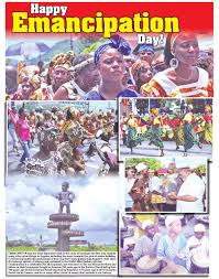 This wednesday, aug 1st, is emancipation day the guyana coastland was actually uninhabitable mangrove swamps, which had to be drained and empoldered to accommodate plantations. Guyana Chronicle Emancipation Suppliment 01 08 14 By Guyana Chronicle Issuu