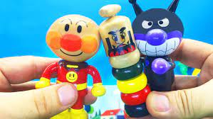 アンパンマン おもちゃアニメ バイキンマンだるま落とし anpanman minitoys stopmotion baikinman s dharma game アンパンマン おもちゃ おもちゃ バイキンマン