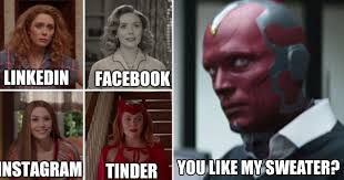 Lift your spirits with funny jokes, trending memes, entertaining gifs, inspiring stories, viral videos, and so much more. Wandavision 10 Hilarious Scarlet Witch And Vision Memes