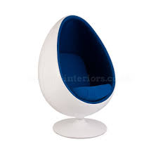 pod chair nick s grade 5 pod chair egg shaped chair blue fabric