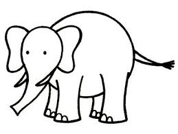 Free Digi Stamp Elephant Elephant Drawing Elephant Drawing For Kids Baby Elephant Drawing
