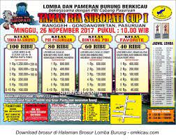 Check spelling or type a new query. Lomba Burung Berkicau Taman Ria Suropati Cup I Pasuruan Minggu 26 November 2017 Om Kicau