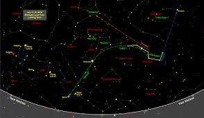 Sky Map Star Chart July 2016 Old Farmers Almanac