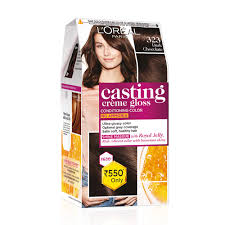 Entre, compare e economize em tintura e tonalizantes! Amazon Com L Oreal Paris Casting Creme Gloss Sonam S Dark Chocolate 323 87 5 72ml Beauty