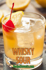 Whiskey Sour Simplemixeddrinks When You Combine Bourbon Lemon Juice And A Simple Syrup You Get Pure Nirvana A Wh Whiskey Sour Sour Foods Whisky Sour Recipe