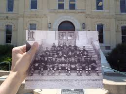 Here S A Picture In Picture Of The 1916 St Louis College Football Team Coached By A Young Dwight College Football Teams Catholic University College Football