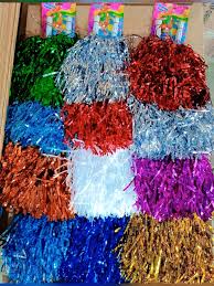 POMPONES METALICAS/LISAS