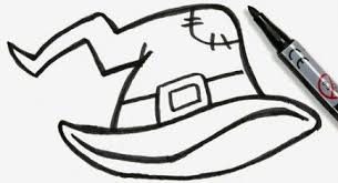 Hat Witch Drawing Simple 44 Ideas For 2019 Easy Halloween Drawings Witch Drawing Halloween Cartoons