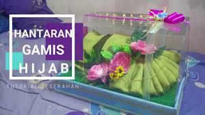 Tradisi seserahan atau hantaran adalah bagian dari budaya lamaran dan pernikahan yang telah sejak lama ada di indonesia. Tutorial Hantaran Gamis Seserahan Gamis Youtube