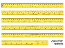 Una pulgada son 2,54 centímetros. Conjunto De Cinta Metrica En Centimetros Y Pulgadas Vector Gratis