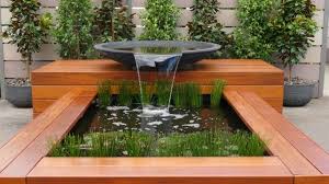 Decoration De Jardin Moderne Avec Bassin Aquatique Water Features In The Garden Outdoor Water Features Modern Water Feature