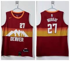 Manz🍁 be you, don't change, just adapt. Nuggets 27 Jamal Murray Red 2020 21 City Edition Nike Swingman Jersey