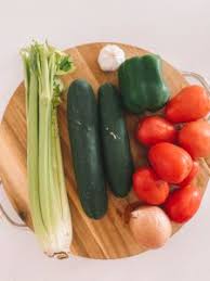 Summer Garden Gazpacho Recipe In 2020 Stuffed Sweet Peppers Gazpacho Recipe Healthy Vegetables