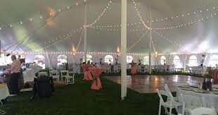 60 X90 Twin High Peak Pole Tent With Cafe Lights Large Bulb Streamer Lighting Yellow Up Lighting Leg Drapes Center Pole Dr Party Tent Tent Reception Tent