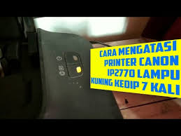 Cara mengatasi printer canon ip2770 red blinking 5x lampu merah kedip lima kali, tonton video sampai selesai. Cara Memperbaiki Printer Canon Ip2770 Lampu Kedap Kedip Bisabo