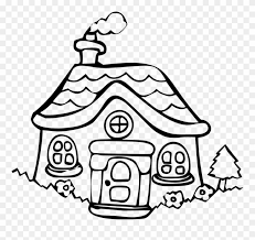 See more ideas about architecture drawing, drawings, house drawing. House Cottage Building Holiday Home Dwelling Cartoon House Line Drawing Clipart 148973 Pinclipart