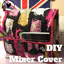 The way i made that one is actually different (this new one is way better), but the fabric pieces are basically the same. Make It Diy Quilted Mixer Cover The Vintage Tart
