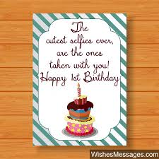 Send the birthday quotes to your son via text/sms, email, facebook,whatsapp, im, etc. 1st Birthday Wishes First Birthday Quotes And Messages Wishesmessages Com