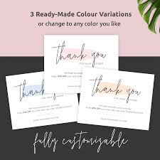 If you open your mind to it, your purchase means a lot to a business more than you think. Customer Thank You Card Business Thank You Cards Watercolor