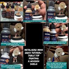 Protect and beautify any room in your home. Tutorial Painting A Quick Table Top Wooden Shield With Secret Weapon Weathering