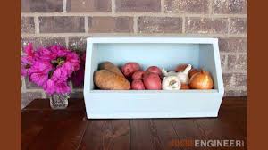 Trying to get ride of some scrap pieces of wood laying around. Root Vegetable Storage Bin Free Woodworking Plan Com