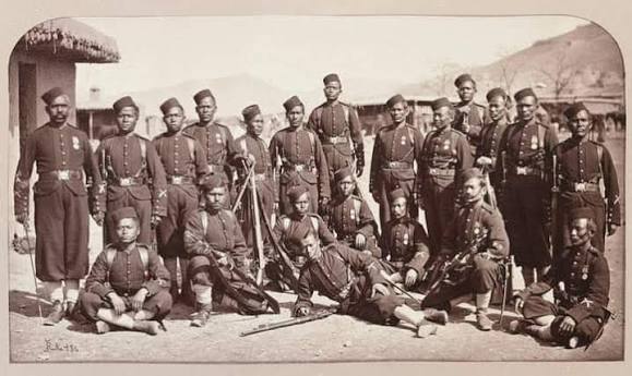 Did you know? That during both WW1 and WW2 it was not just Gurkhas fighting  with the British Indian Army but the entire Royal Nepal Army (which  included its own Gurkha regiments)