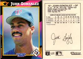 Juan Gonzalez Checklist