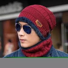 Mũ len_Nón len tặng kèm Khăn len