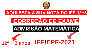 13/07/2021 19:06:00 consulte mais informação. Correcao De Admissao De Matematica Ifp E Epf 2021 12áµ' 3 Anos 01 De 02 Youtube