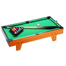Is committed to providing consumers with the absolute best price and value on our products. Adult Game Mini Pool Tables Wooden Table Top Billiard Snooker Game Billiard Table Set With Balls Cus Chalk Billiard Table For Children Indoor And Outdoor Surprise Gift Buy Online At Best Price