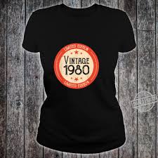 For a woman arriving at her 40's or any other number after that, has accomplished a lot and needs to have a day where she is the queen and gets to recharge her batteries for another year. 40th Birthday 1980 Vintage 40 Years Retro Birthday Present Shirt