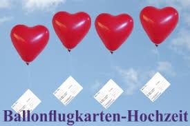 Persönliche glückwünsche zur hochzeit von den eltern. Ballonflugkarten Hochzeit Wunsche Fur Das Brautpaar 100 Postkarten Fur Luftballons