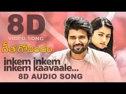 Inkem Inkem Inkem Kaavaale 8d Song Geetha Govindam Must Use Headphones Tamil Beats 3d Youtube In 2020 Audio Songs Tamil Video Songs Telugu Movies Download