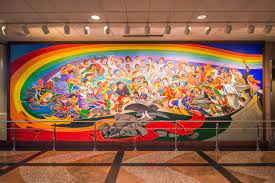 The airport was built in 1995 on 34,000 acres. Denver Airport Conspiracy Theories Rumors Facts Thrillist