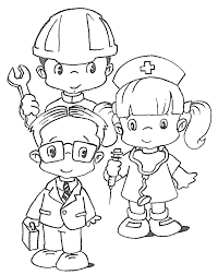 Download and print these career for kids coloring pages for free. Career Coloring Pages For Children