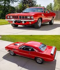 Image result for Rally Red 1971 Barracuda