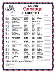 Gonzaga bulldogs mens basketball single game and 2021 season tickets on sale now. 2018 2019 College Basketball Schedules